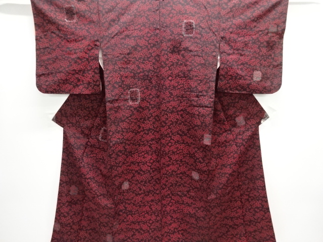 JAPANESE KIMONO / ANTIQUE KIMONO / TAISHO ROMAN STYLE / FLORAL PLANTS